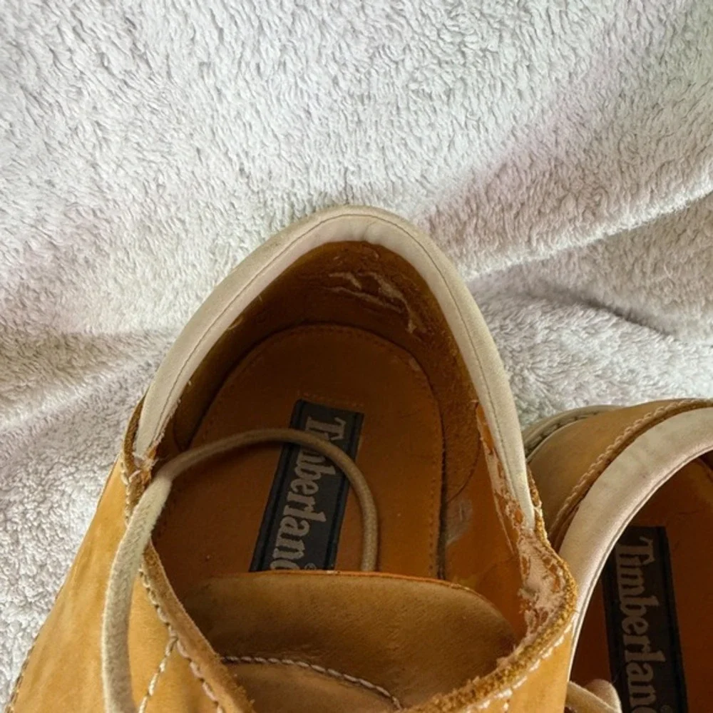Timberland‎ Size 11.5 M Wheat Nubuck Leather Casual Oxford Boots 59006 Work
